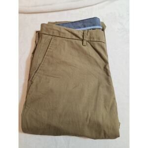 Banana Republic Pants Mens 36 x 31 Beige Tan Mason Flat Front Dress Chino Khaki